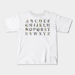 Alphabet flower Kids T-Shirt